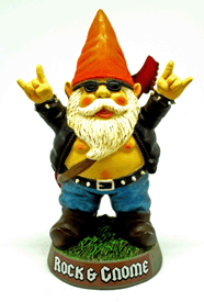 Big Rock and Gnome Figurine